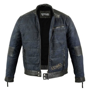 Chaquetas de Cuero para Hombre de Alta Calidad y Gran Demanda, Suministro OEM, Chaqueta de Lona con Frente Recto, Estilo Casual, Corte Ajustado - Product Image 2