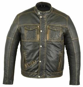 Veste en cuir décontractée élégante pour hommes et femmes Vêtements d'extérieur modernes pour l'automne et l'hiver Fashion Wear OEM Custom Supply - Product Image 1