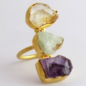 การออกแบบที่ไม่ซ้ำกัน!! แฟนซีรูปร่างหลายอเมทิสต์อควอมารีน925แหวนเงินสเตอร์ลิงออนไลน์เครื่องประดับเงิน,เครื่องประดับเงิน - Product Image 1