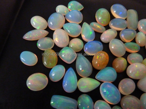 Cabochons d'opales naturelles en vrac, opale éthiopienne, pierre précieuse, coupe irrégulière, livraison gratuite - Product Image 4