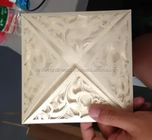 Custom Made Laser Cắt Thiệp Mời Đám Cưới Cho Đám Cưới, Đám Cưới Stationers, Wedding Card Designers,