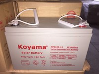 Bon prix batterie gel solaire 12V 100Ah pour usage domestique projet d'appel d'offres