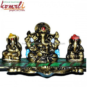 Ganesha en feuille de métal blanc, 1 pièce, cadeau de vente en gros - Product Image 3