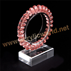 Soporte de exhibición de collar de joyería personalizado/Bloque de exhibición de joyería de acrílico de lujo/Exhibición de joyería que muestra joyería/anillo/Exhibición de collar - Product Image 3