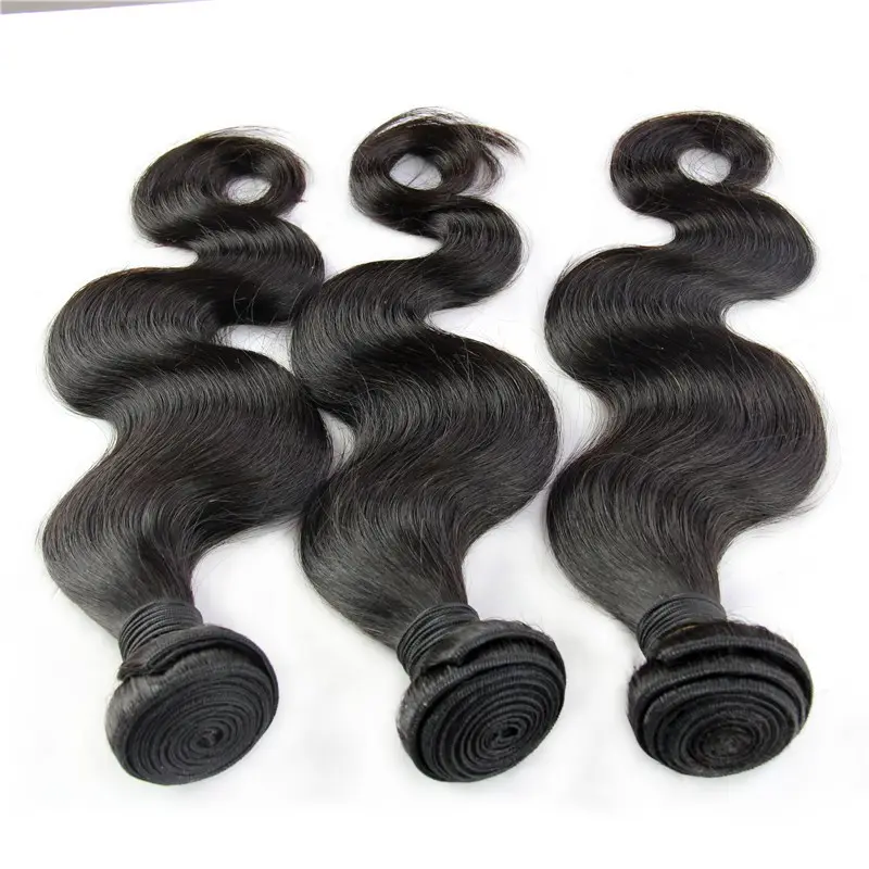 Cambodian Salon hair Lift Black one donor hair raw natural wavy tape ins cuticle aligned body wave tapes extensions