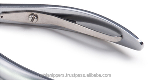 Nghia OMI AL-101C de qualité professionnelle manucure pédicure ensemble de haute qualité en acier inoxydable ciseaux à ongles gris plaqué pleine mâchoire - Product Image 2