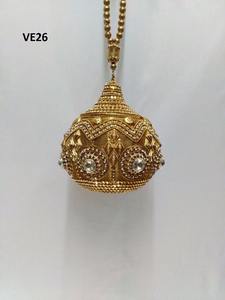 VE25A Bolso de Noche de Metal Vintage Hecho a Mano Diseñador Nupcial Boda Fiesta Embrague Monedero con Piedras de Cristal Compras Indias en Línea - Product Image 2