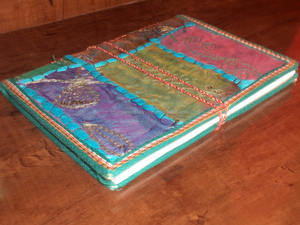 Cubierta de diario ecológica hecha a mano de La India Papel bordado elegante y elegante Decoración del hogar al por mayor - Product Image 3