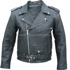 Shemax 2023, chaqueta de cuero de moto clásica para hombre, chaqueta de carreras de alta calidad, superventas, personalizada, al por mayor, transpirable, impermeable - Product Image 1