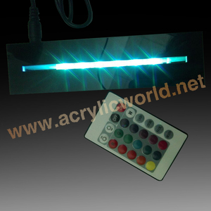 Bán Sỉ Đèn Chiếu Sáng Trong Nhà Đế Đèn LED Chiếu Sáng Cạnh Bằng Acrylic Với Bảng Đèn Led Điều Khiển Từ Xa RGB - Product Image 2