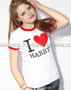 เสื้อยืดเข้ารูปผ้าฝ้าย100% สำหรับสตรี OEM ตามสั่ง - Product Image 4