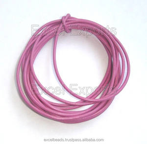 Wholesale <b>Lead</b>-Free & Azo-Free Leather Cords in Various Sizes 1mm 2mm 3mm 4mm 5mm Jewelry Findings & Components - Product Image 2