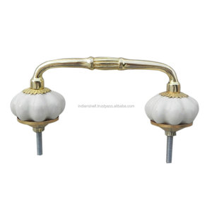 แฮนด์เมดหลากสีเซรามิกสะพานมือจับประตูลิ้นชักดึง BH-12 (SCMK-98) - Product Image 4