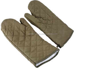 Manopla de horno simple de algodón de estilo liso de buena calidad profesional de tamaño personalizado - Product Image 1