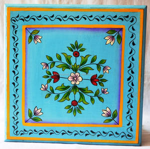 โชวกีไม้ทาสีด้วยมือจากอินเดีย - Product Image 2