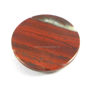 Piedra Preciosa Natural Mexicana de Jaspe de 5.40 g, Corte Brillante Redondo de 24 mm para Joyería, Modelo IG1168 de Ishu Gems - Product Image 2