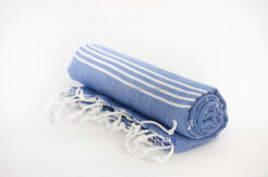 ผ้าขนหนูชายหาด Peshtemal คุณภาพสูงผ้าฝ้าย100% Fouta (สุลต่าน Peshtemal) Hammam Peshtemal ตุรกีคอลเลกชันสีรุ้ง - Product Image 3