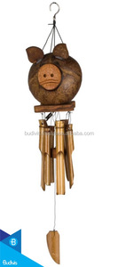 Carillons éoliens en bambou extérieurs de haute qualité de style antique pour le modèle de décoration à la maison - Product Image 4