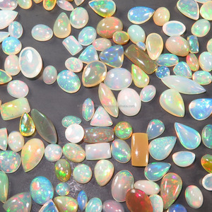 Prix de l'opale éthiopienne, pierres précieuses en vrac, cabochon ovale, poire, rond, taille et forme personnalisées - Product Image 4