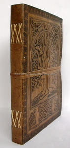 Venta al por mayor Árbol de la vida en relieve de diseño y correa de papel hecha a mano cierre diario de cuero - Product Image 4