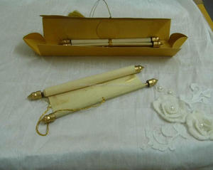 Rouleau d'invitation vierge et un imprimé, pièces, convient pour les créateurs d'invitation - Product Image 1