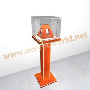 Vente en gros, présentoir de montre en acrylique fait sur mesure, présentoir de montre avec anneaux en C - Product Image 3