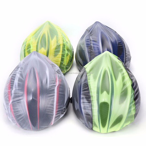 Shemax 2023 calidad superior Venta caliente personalizado al por mayor impermeable de alta visibilidad reflectante casco de bicicleta cubiertas de lluvia a prueba de viento - Product Image 1