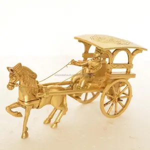Messing Paardenwagen Gemaakt In Messing Voor Kantoordecoratie Metalen Paardenbeeld Woondecoratie Accessoires Ambachten Dier Paard Beelden Kunst