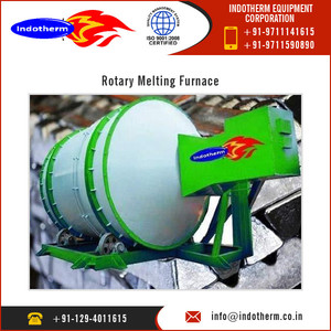 Four de fusion rotatif à haute efficacité pour l'aluminium, avec chauffage au gaz naturel et système de moteur robuste - Product Image 4