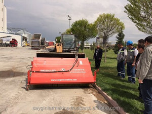 Backhoe <b>Loader</b> Bucket Attachments Turkish Quality Backhoe Mounted Road Sweeper - Product Image 6