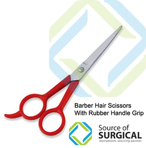 ABS กรรไกรตัดผมสแตนเลสสำหรับช่างตัดผมพร้อมด้ามจับยาง J2คุณภาพสูงด้ามจับพลาสติก ABS - Product Image 3