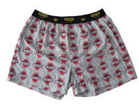 Boxer élastique de marque personnalisée 100% coton respirant et sans couture grande taille tissu tissé jetable