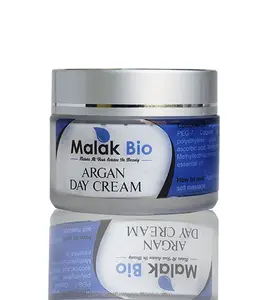 Malak Bio crema idratante all'olio di Argan marocchino Ultra-idratante antirughe + crema viso rivitalizzante per la cura del giorno naturale