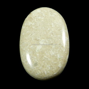 Jaspe Natural de Alta Calidad, Color Marfil, Corte Ovalado de 21x34mm, Cabujón, Piedra Preciosa Suelta de Rusia para Joyería - Product Image 3