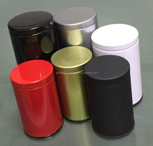 High Quality Matcha <b>Can</b> with Screw Lid for Storage, Various Size and Colors Are Available - Product Image 5