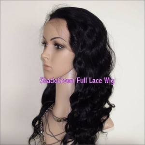 SUD INDIEN REMY NON TRAITÉS VIERGE TEMPLE CHEVEUX HUMAINS PLEINE LACE PERRUQUES CHEVEUX DE HAUTE QUALITÉ HD & PERRUQUES DE LACE TRANSPARENTES - Product Image 2