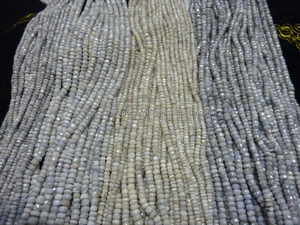 Rondelle en Silverite Naturelle Ronde Cristaux à Facettes Pierres de Guérison en Argent Blanc Perles de Pierres Précieuses Bon Marché - Product Image 4