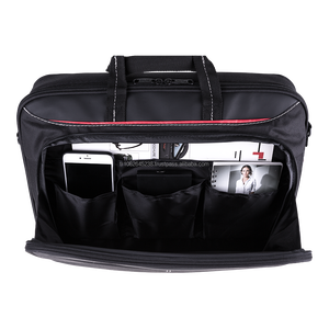 Sacoche pour ordinateur portable PLC 13 "porte-documents d'affaires décontractés style sac à main avec fermeture à glissière bandoulière en polyester durable - Product Image 2