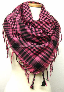 Écharpe tactique anti-poussière pour homme, shemagh arabe, couvre-chef, imprimé en soie, coton satiné, jacquard design pour l'été - Product Image 4