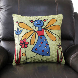 Funda de cojín con bordado personalizado de Hada Verde, funda de almohada de lujo - Product Image 2