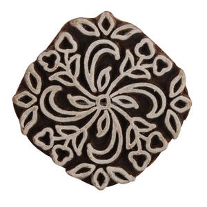 Blocs d'impression floraux en bois faits à la main pour l'impression textile Grossiste Blocs en bois naturel - Product Image 1