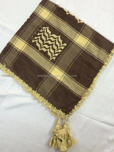 YASHMAGH écharpe arabe Shemagh 100% coton Style carré de haute qualité Design personnalisé Protection quotidienne pour les musulmans printemps - Product Image 6