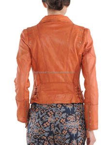 Premium Leather <b>Jacket</b> for Men and <b>Women</b> Modern Slim Fit Fashion Outerwear Made slim fit leather clothing - Product Image 4