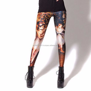 Cotton Stretchy <b>Capri</b> <b>Leggings</b> Pants for Yoga Running Gym Active <b>Capri</b> <b>Leggings</b> - Product Image 6