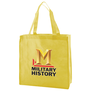 Sac fourre-tout non tissé Standard 3 pièces, coutures cousues, poignées renforcées, gousset latérale et inférieure - Product Image 5