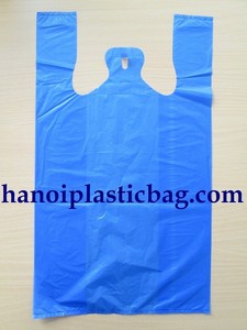 T-shirt biodégradable en HDPE/LDPE pour le shopping, 1% EPI/D2W - Product Image 2