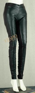 Vente à chaud pantalons longs en cuir moulants sexy pour femmes bas Slim Fit de haute qualité Streetwear moderne approvisionnement en gros OEM de mode - Product Image 4