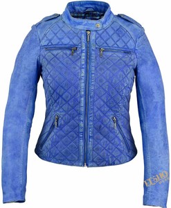 2015 vêtements d'hiver de mode pour femmes vestes en cuir modernes élégantes avec des caractéristiques matelassées et respirantes vêtements d'extérieur à la mode - Product Image 3