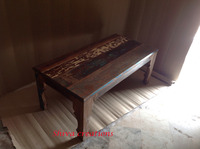 Offre Spéciale personnalisé Table basse en bois recyclé massif de haute qualité Mobilier de salon de style moderne pour usage domestique