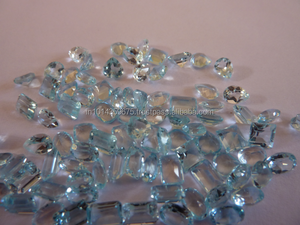 Gema de Topacio azul cielo en forma de pera, piedras preciosas naturales sueltas para joyería de plata - Product Image 5